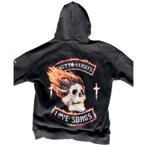 Men's Ghetto Lenny's Love Songs Concert Hoodie SZ Large